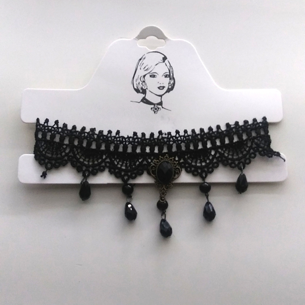 New Fashion Jewelry Black Choker Necklace